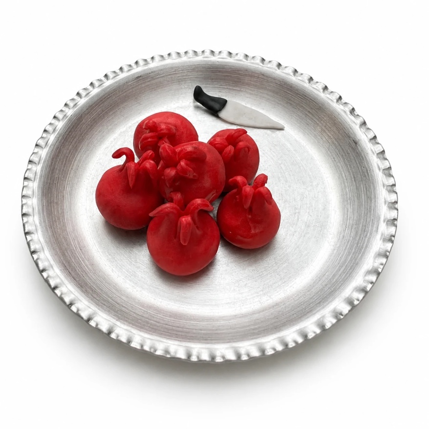 سینی‌ انار یلدایی