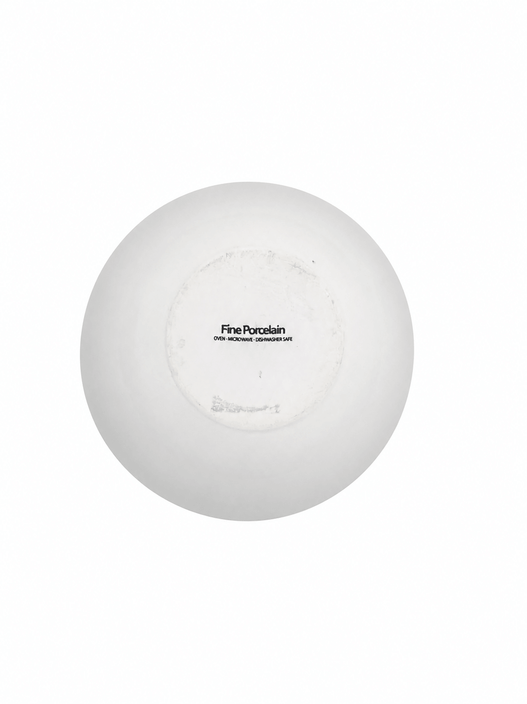 پیاله ۱۵.۵ سانتی چهارخانه مشکی از جنس Fine Porcelain با فرم گرد