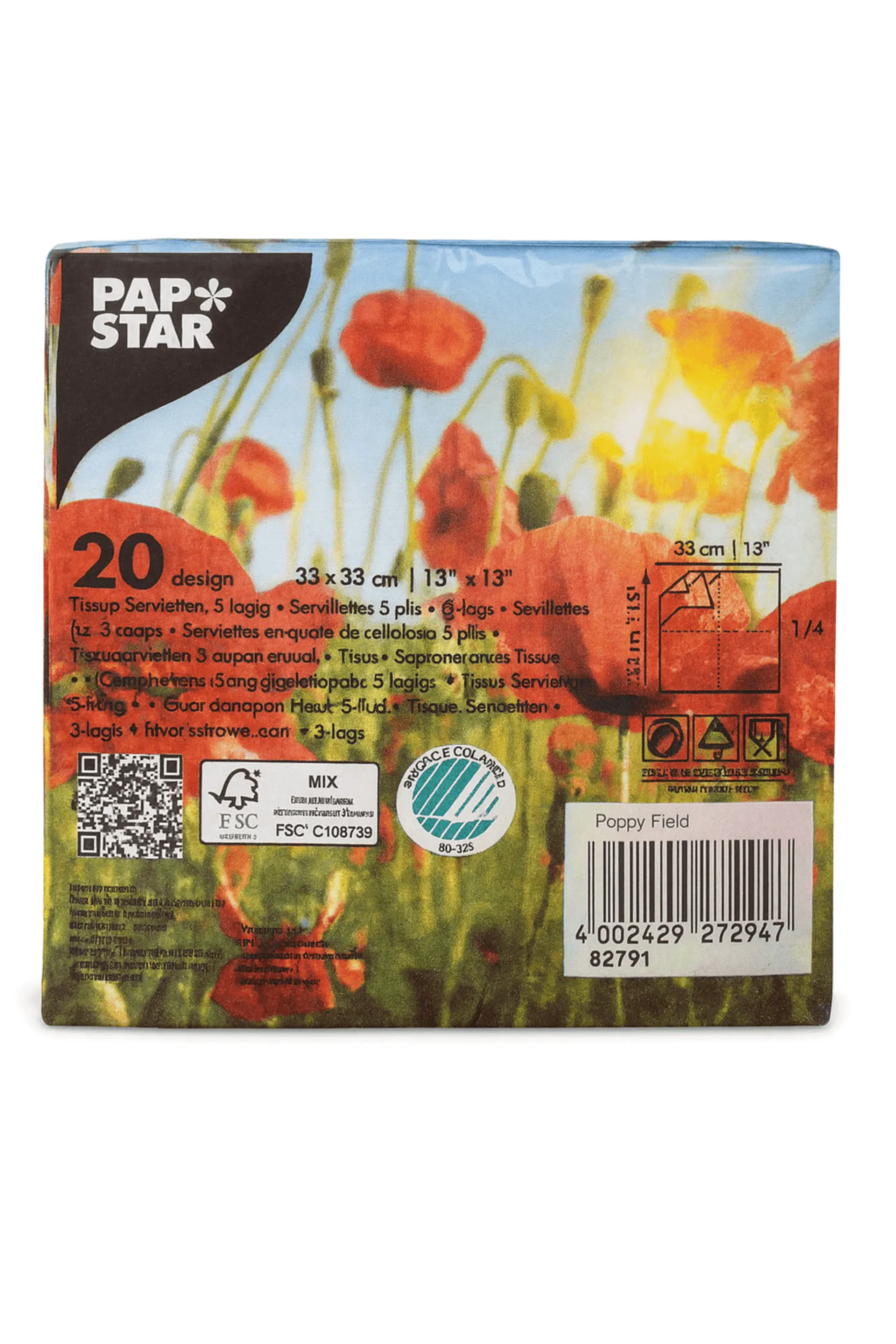 دستمال سفره طرحدار 20 عددی