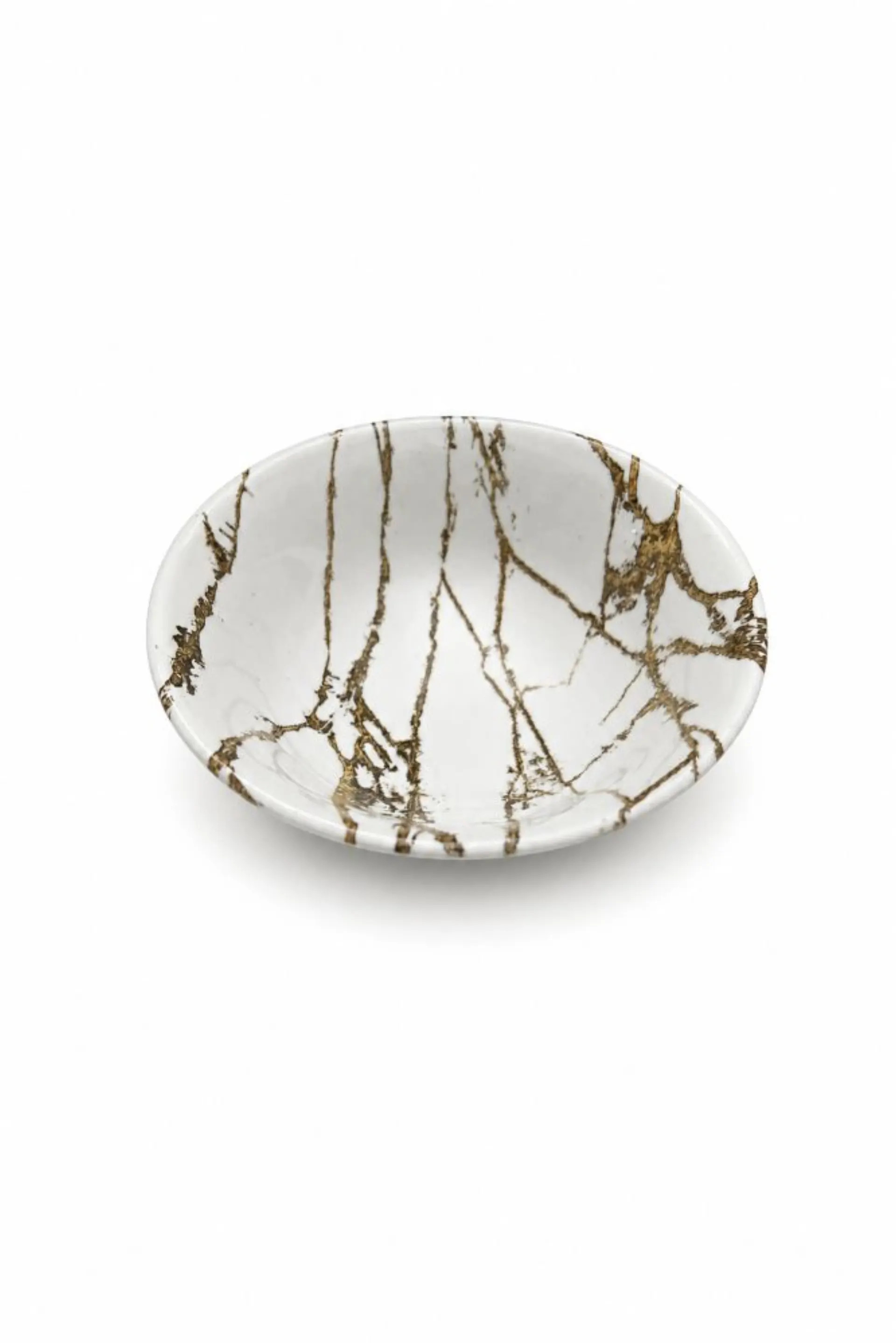 پیاله رز هوم رگ دار طلایی 5×14.5×14.5